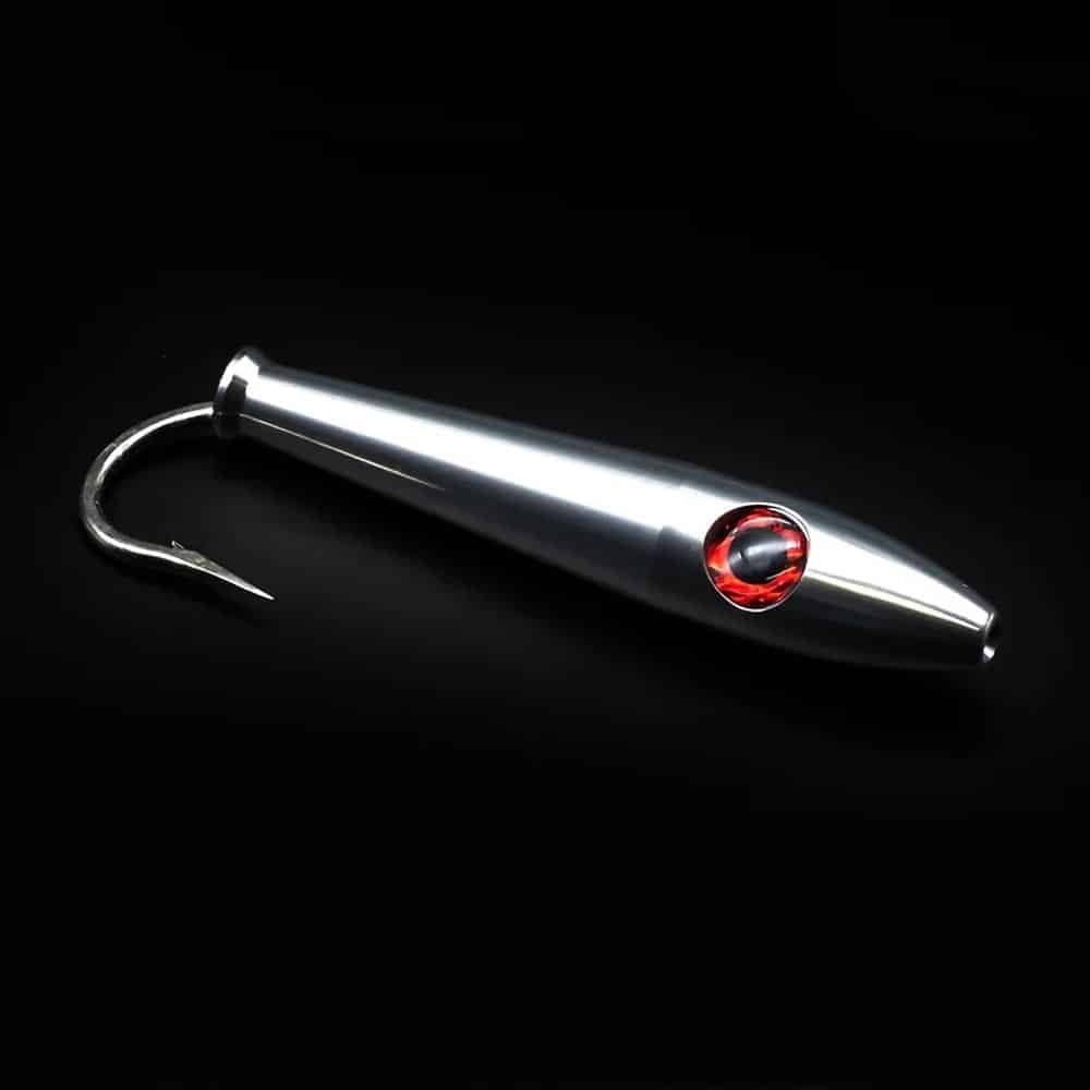 Premium Red Eye Aluminum Tuna Stick Trolling Lures for Saltwater Fishing - Ideal for Offshore, Deep Sea, and Big Game Fishing Adventures