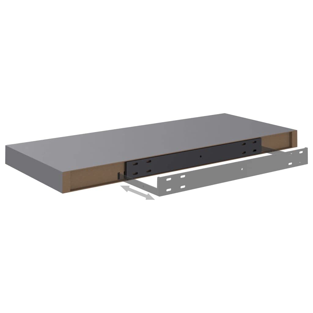 Modern Floating Wall Shelf Set of 4 - 23.6