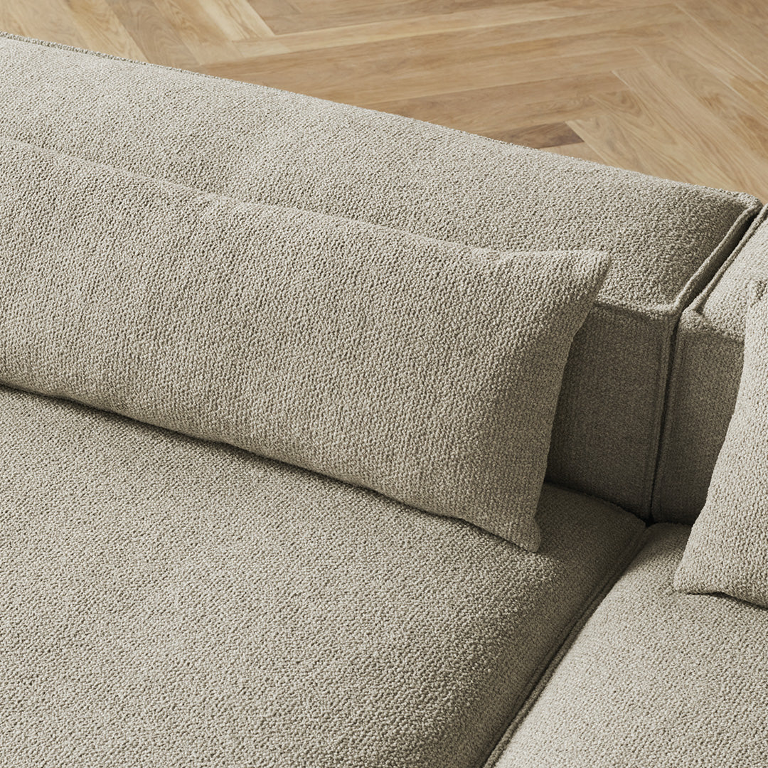 Cosima 3-Seater Sofa with Open End - Modern Living Room Furniture for Small Spaces | Perfect for Apartments, Studios & Cozy Home Decor