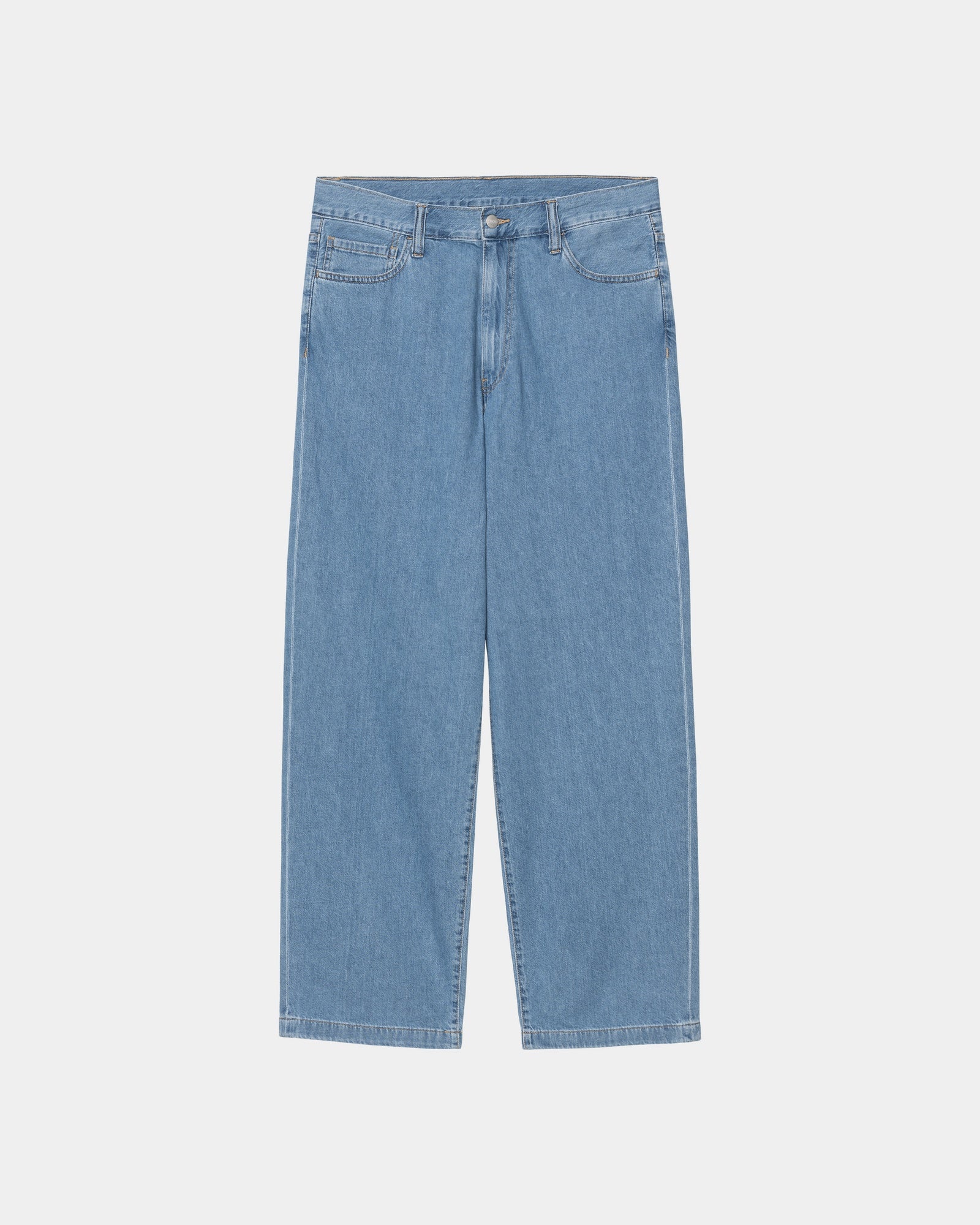 Lucas Men's Blue Bleached Jeans - Comfortable & Stylish Denim Pants for Casual Wear, Work & Everyday Outfits