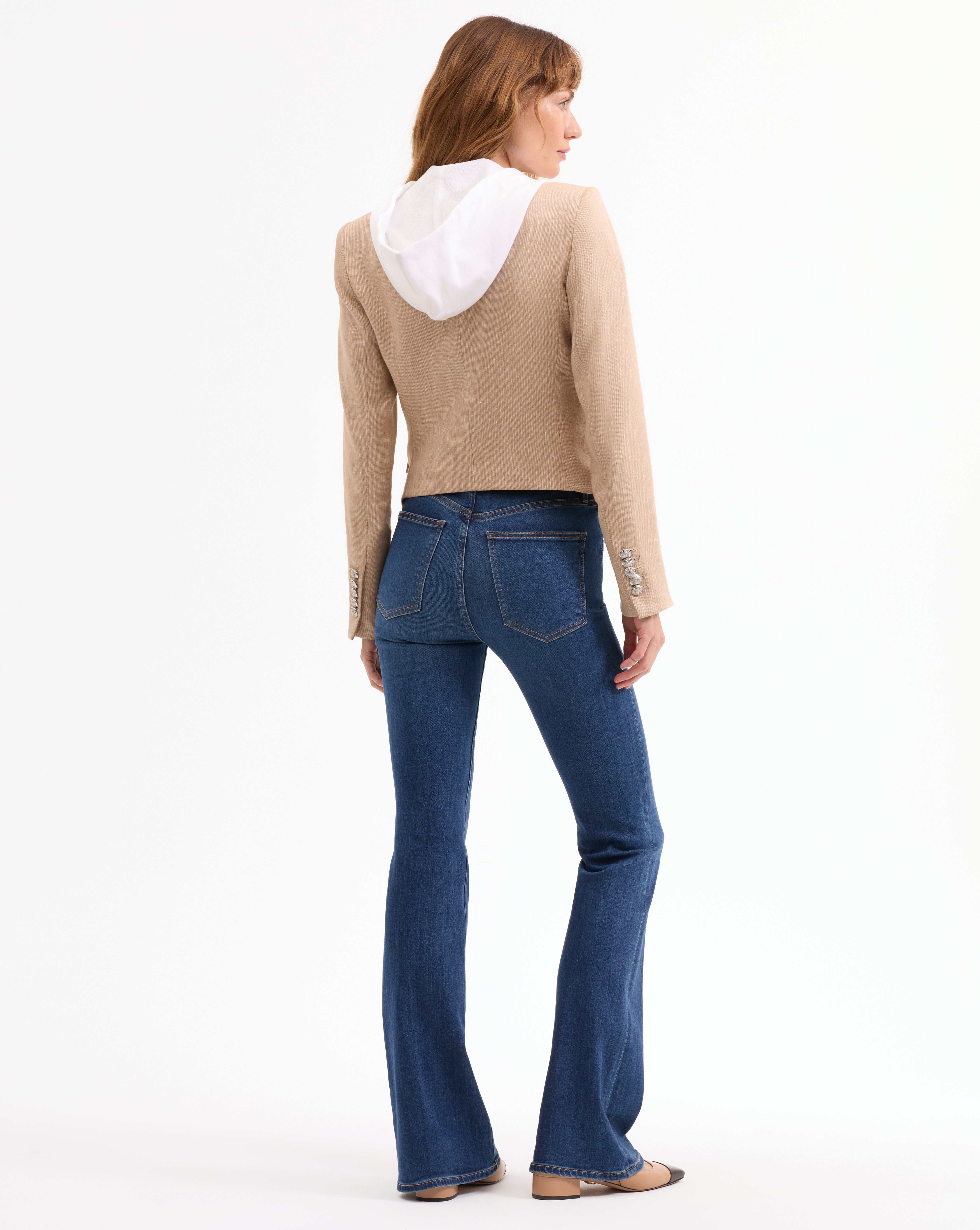 Hosanna Linen Dickey Jacket - Lightweight Detachable Collar Jacket for Women | Summer Layering Piece for Office, Church & Casual Outfits