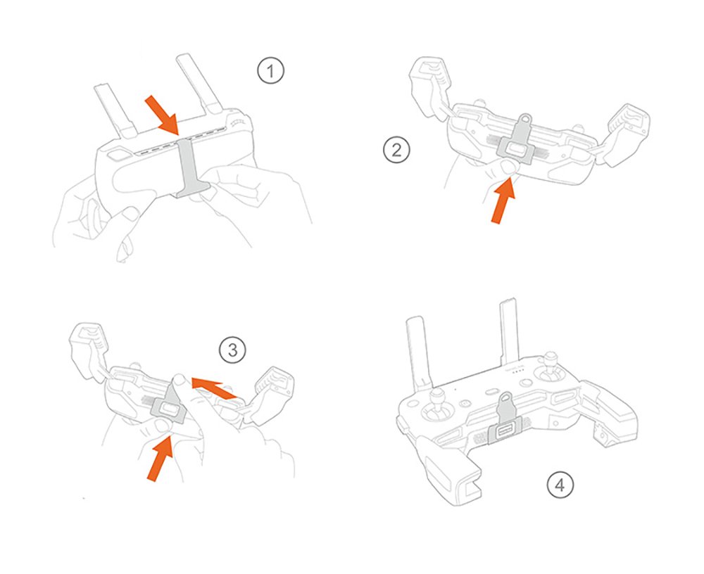 DJI Mavic Air Drone Remote Controller Lanyard - Adjustable Neck Strap with Secure Buckle for Hands-Free Flying | Perfect for Aerial Photography & Outdoor Adventures
