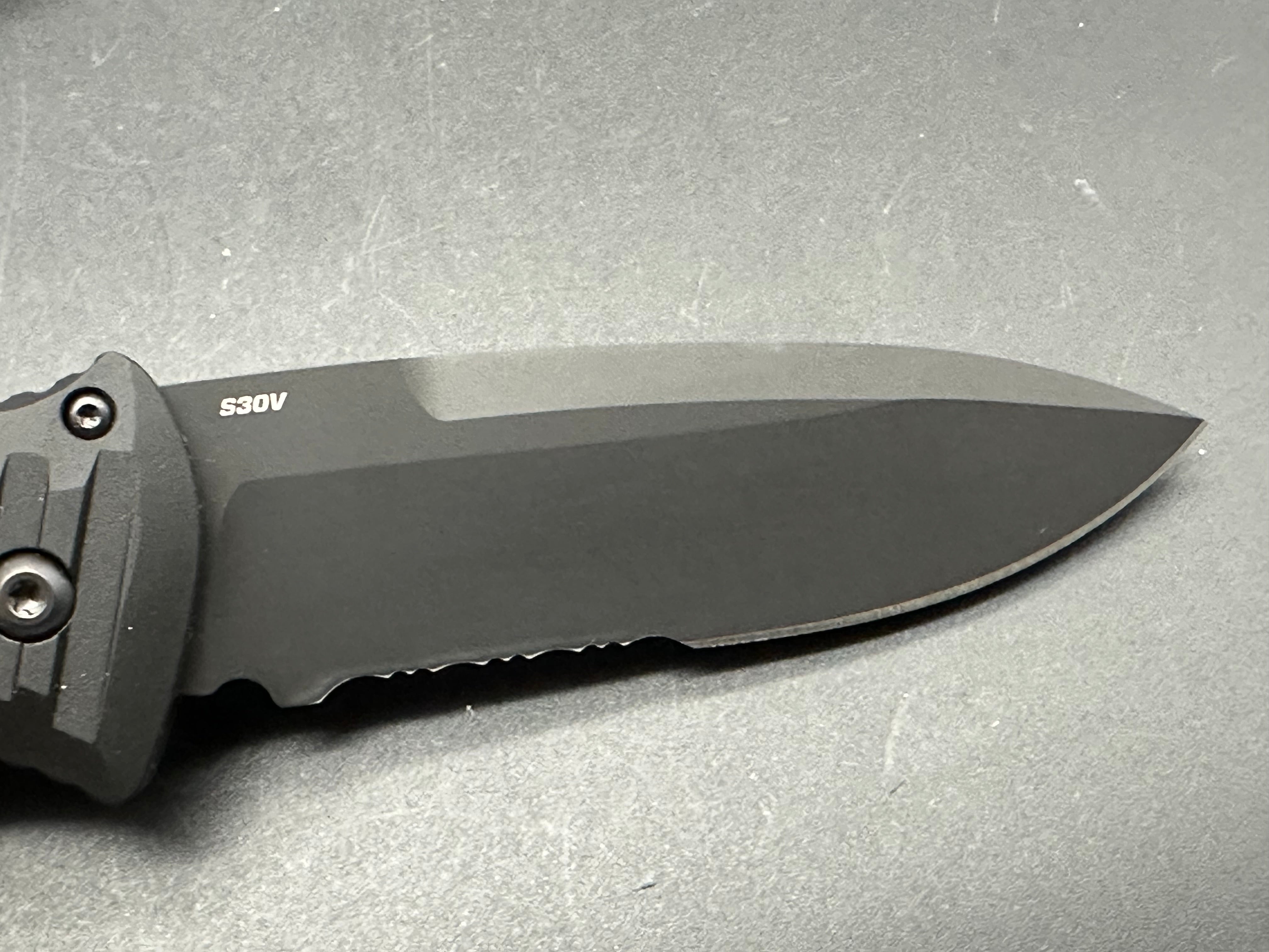Benchmade 5700SBK Auto Presidio II Automatic Knife - 3.7