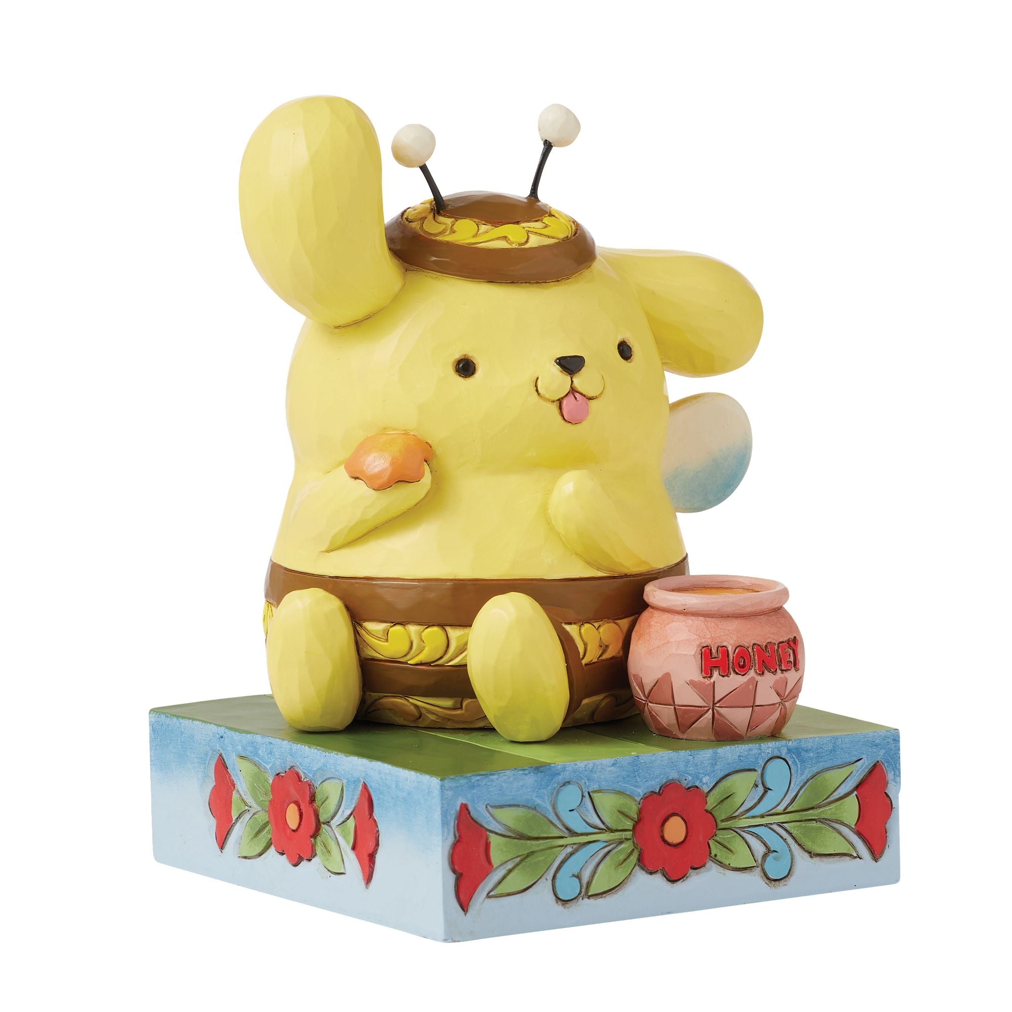 Pompompurin Bumblebee Plush Toy - Cute Sanrio Stuffed Animal for Kids & Collectors - Perfect for Gifts, Room Decor, and Cuddling