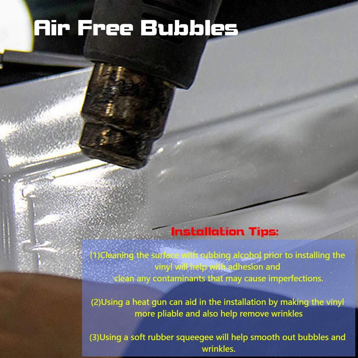 Premium High Gloss Glitter Vinyl Wrap Film for Cars - Air Bubble Free Diamond Pearl Auto Vinyl Sticker - Red, 19.6