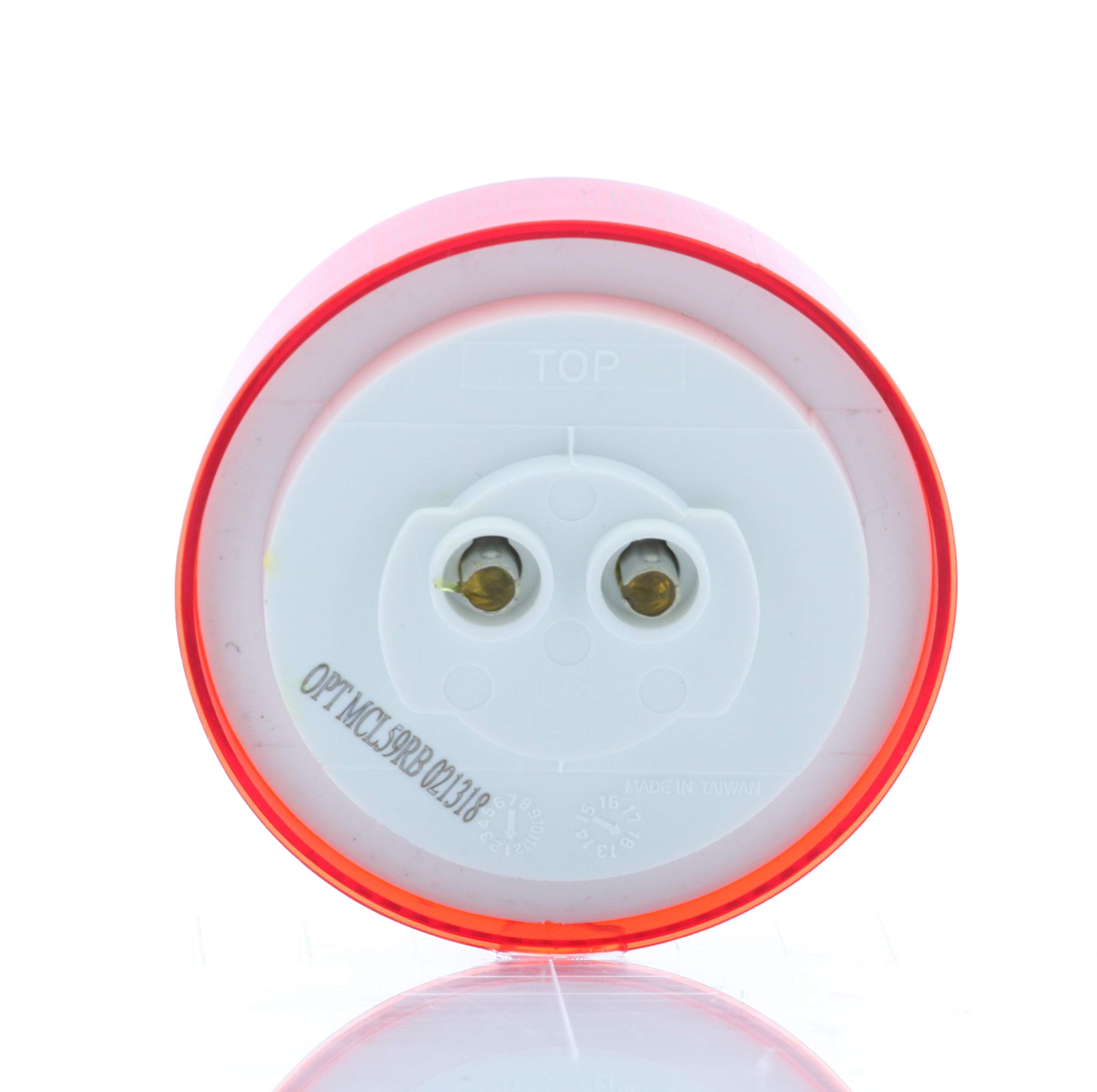 Optronics MCL59RBP LED Marker & Clearance Lights - Red & Amber Safety Lights for Trucks, Trailers & Commercial Vehicles - Durable Waterproof Design for Road Visibility & DOT Compliance