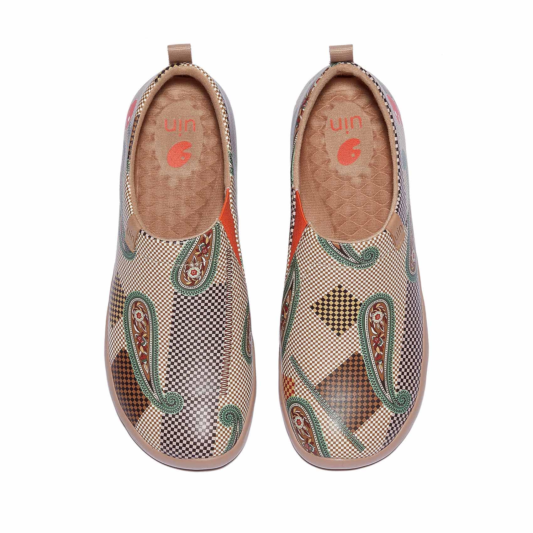UIN Women's Slip-On Walking Shoes - Lightweight Microfiber Loafers for Travel & Casual Wear - Comfortable Fashion Sneakers for Women - Perfect for Walking, Traveling, Shopping & Daily Activities