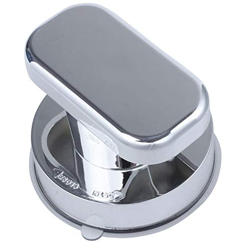 No-Screw Suction Door Handles - Silver for Refrigerator, Drawer & Bathroom
