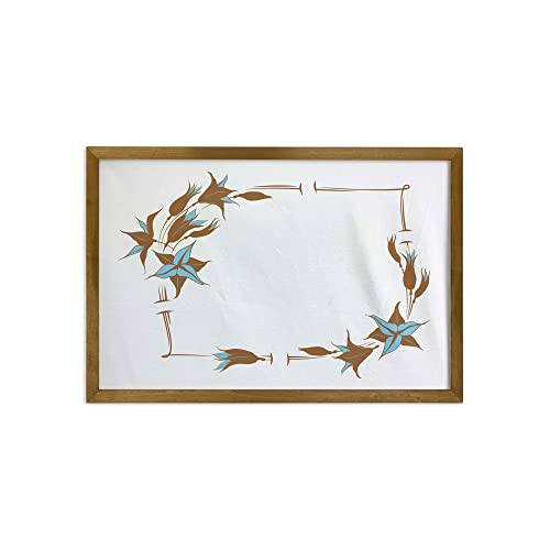 Caramel Pale Blue White