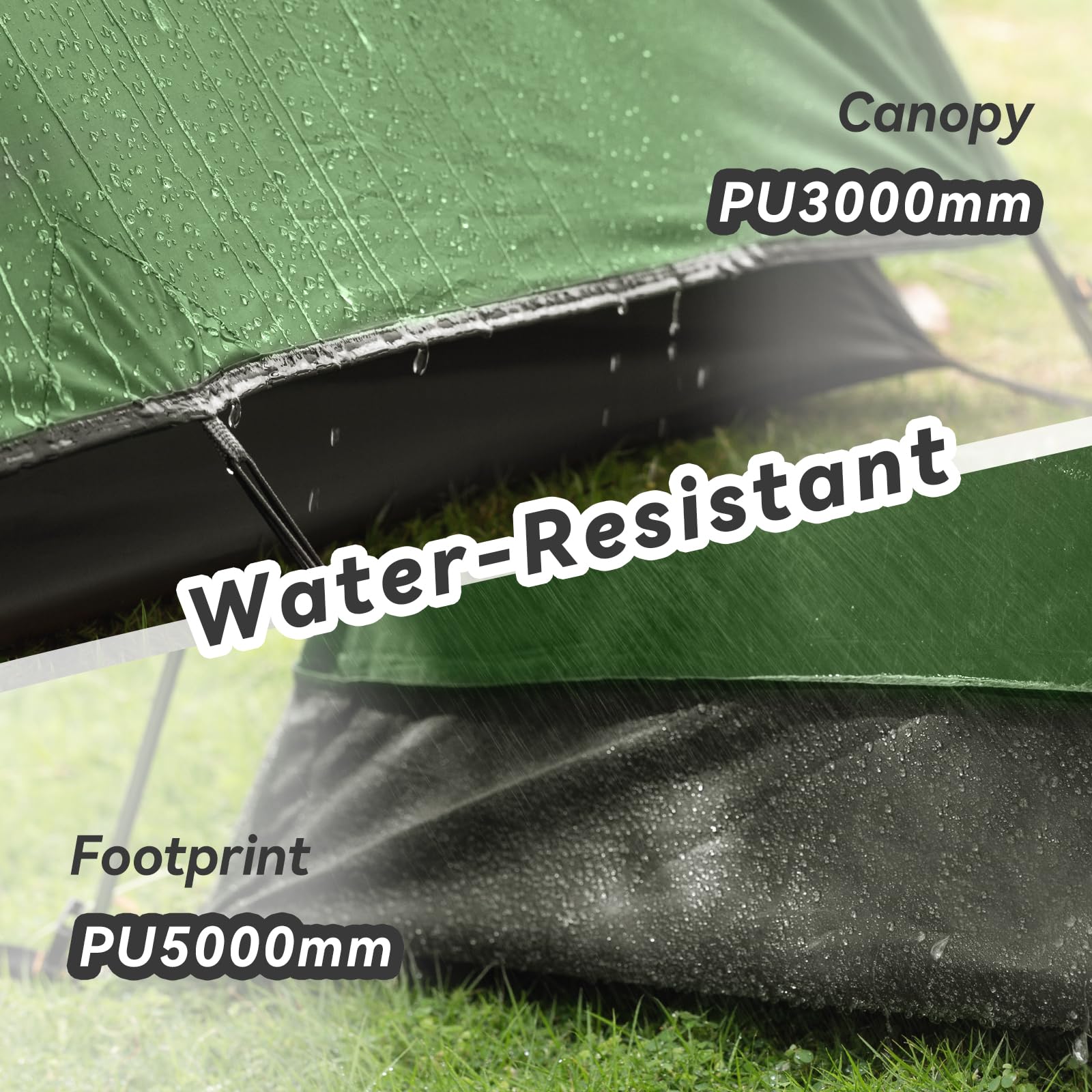 Forceatt 2/3/4 Person Lightweight Backpacking Tent - Waterproof & Windproof Camping Tent for Outdoor Adventures, Hiking, Mountaineering | Perfect for Family Camping Trips and Backpacking Expeditions