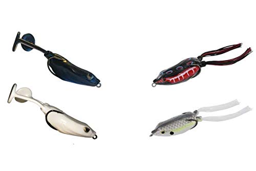 Blitz Phrog Hollow Body Frog Lure - Topwater Bass Fishing Bait for Weeds & Lily Pads - Perfect for Freshwater Lakes, Ponds & Swamp Fishing