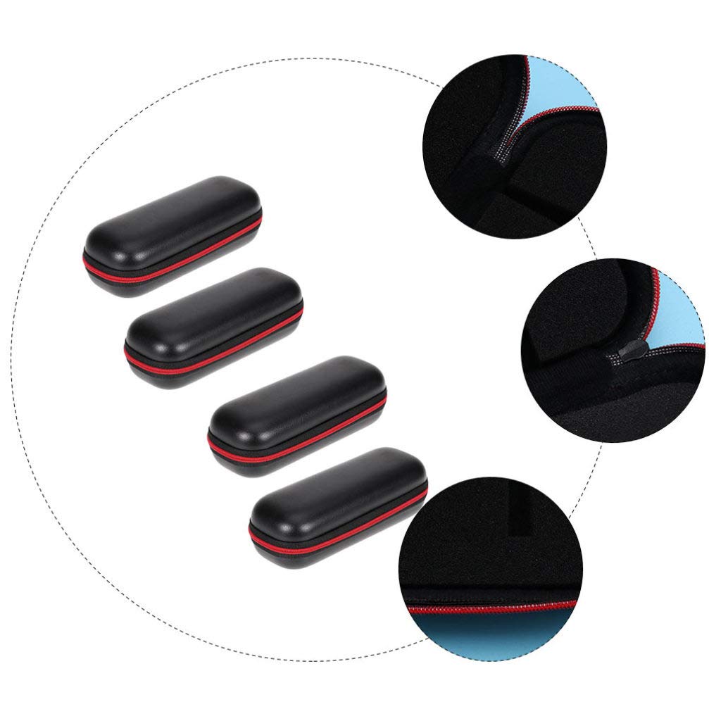 Hemobllo 4-Piece Waterproof EVA Watch Storage Case with Zipper - Durable Watch Organizer Box for Men & Women - Perfect for Travel, Home Display, and Jewelry Collection Protection