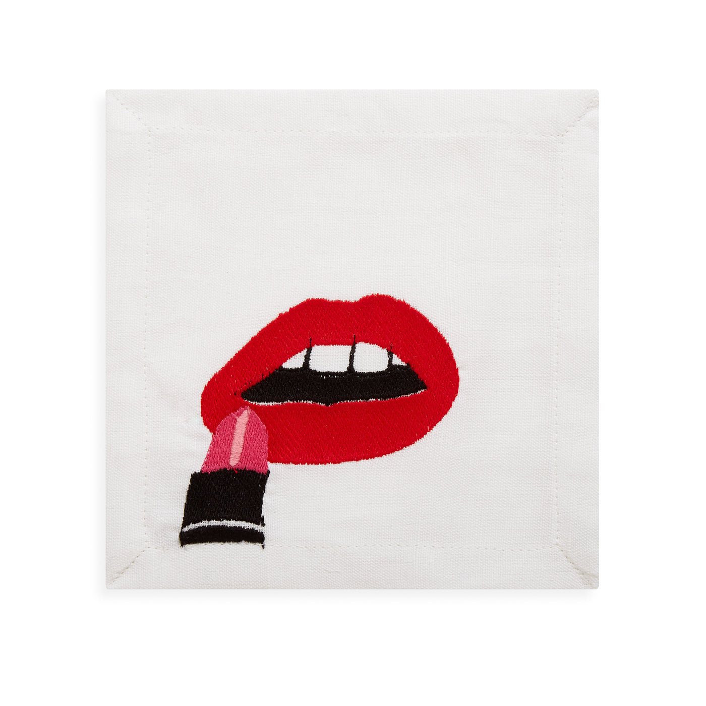 Premium Lips Cocktail Napkins - 50 Count, 4x4 Inch, Absorbent & Decorative for Parties, Weddings, and Home Decor - Fun & Stylish Paper Napkins for Drinks, Appetizers, and Entertaining