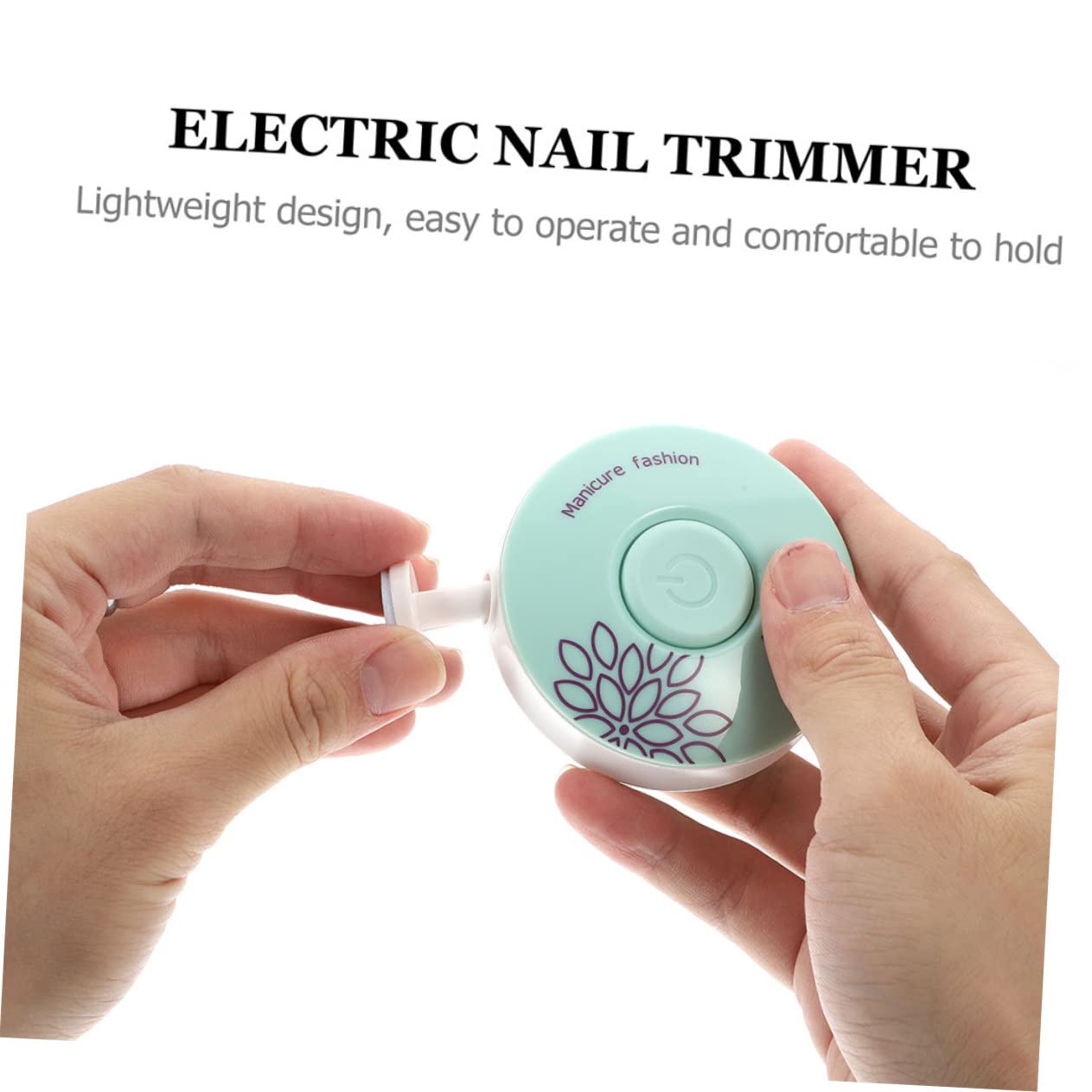 Totority 5-Piece Electric Nail Grinder Kit - Professional Nail Clippers & Pedicure Tools with Plastic Nail Files - Perfect for At-Home Manicures, Pedicures & Pet Grooming