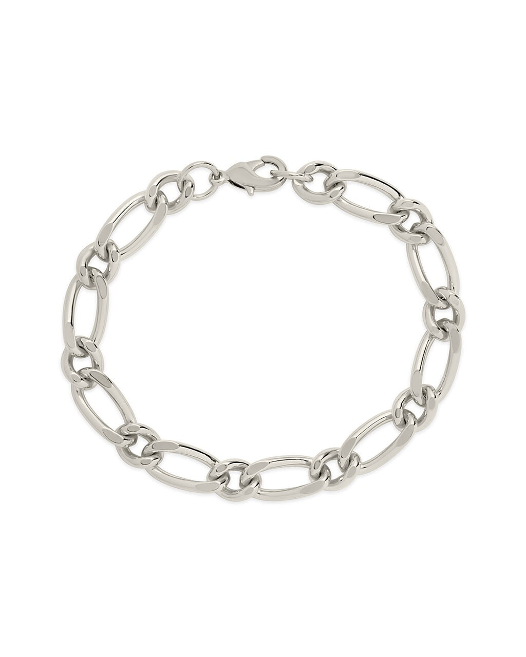 Men's Chunky Chain Link Bracelet - Stainless Steel Punk Rock Jewelry for Men - Perfect for Casual Wear, Gifts & Street Style Fashion