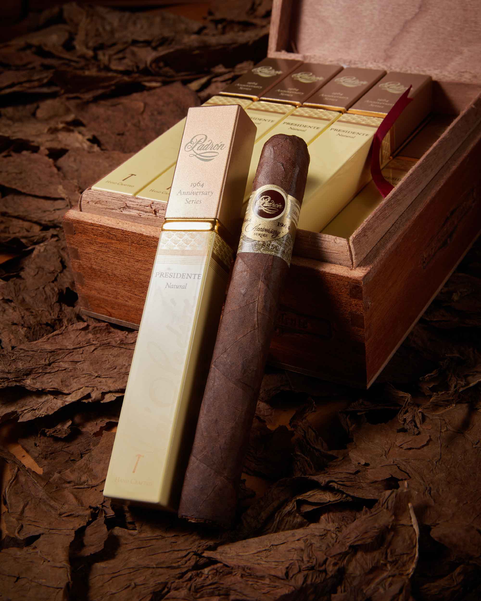 Padrón 1964 Anniversary Presidente Natural Cigars in Tubes - Premium Handmade Cigars for Special Occasions & Celebrations