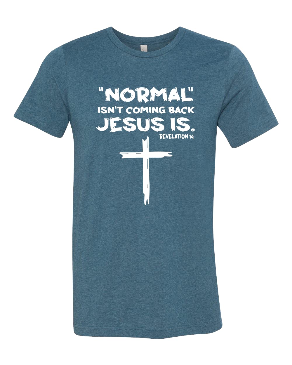 Inspirational Jesus Is Coming Back Shirt - Revelation 14 Faith Tee, Religious Christian Apparel, Motivational Bible Verse T-Shirt for Church, Worship & Daily Encouragement