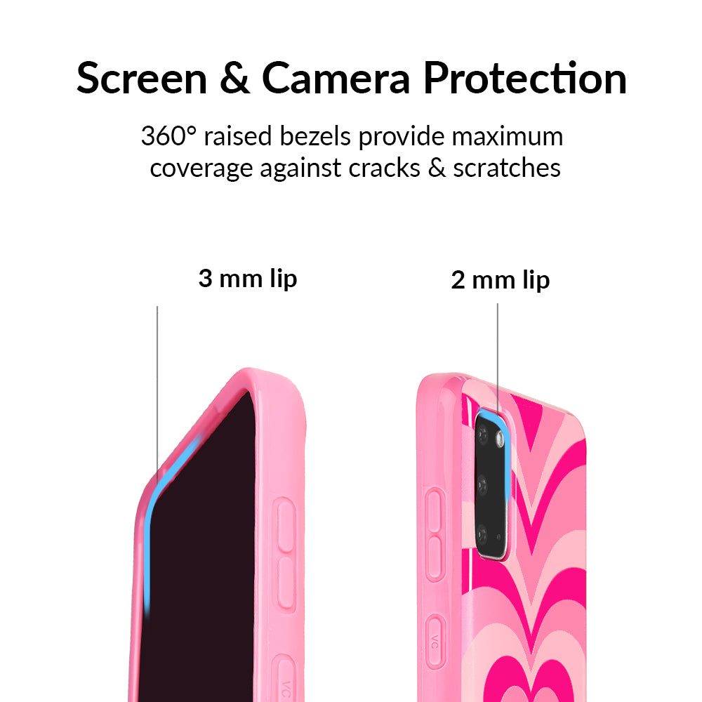 Pink Sweethearts Samsung Phone Case - Cute & Protective Cover for Samsung Galaxy [Model] - Perfect for Valentine's Day, Everyday Use & Gift Giving