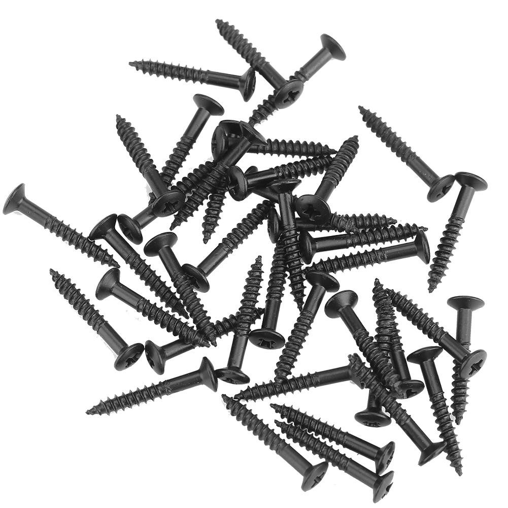 BNineteenteam 40-Piece Humbucker Screw Set Kit - 3 Colors (Black/Silver/Gold) for Guitar Pickup Mounting & Repair - Perfect for DIY Guitar Upgrades, Maintenance, and Customization Projects