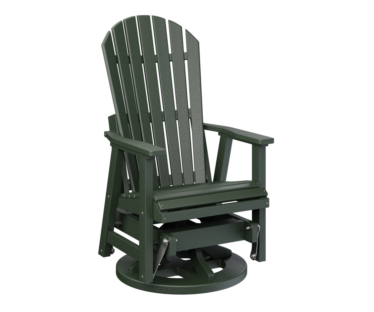Berlin Gardens Comfo Back Swivel Glider - Outdoor Patio Rocking Chair with Smooth 360° Rotation, Weather-Resistant for Garden, Deck, Porch & Poolside Relaxation
