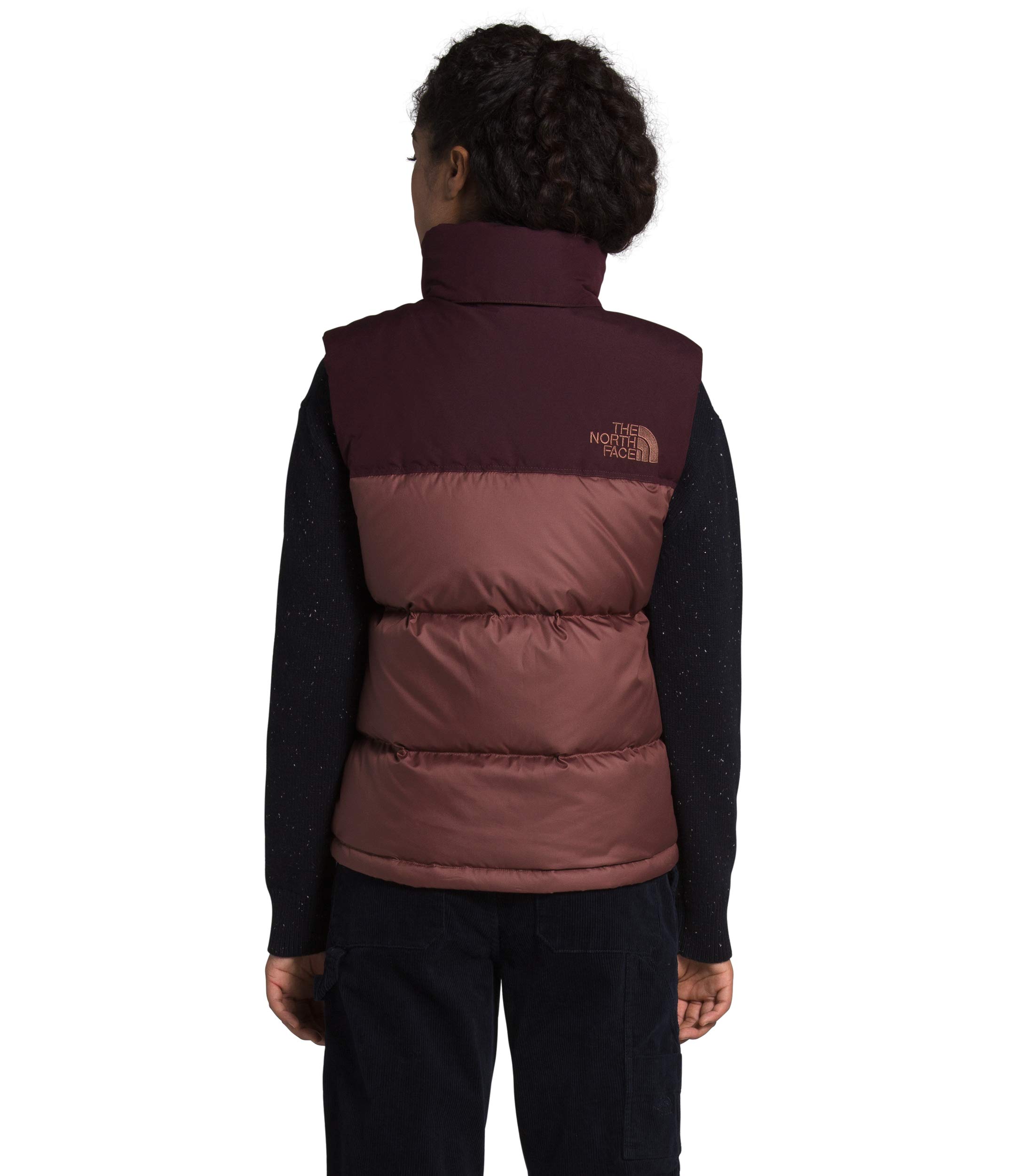 The North Face Eco Nuptse Vest for Women - Lightweight Puffer Jacket with Recycled Materials, Warm Winter Outerwear for Hiking, Camping & Outdoor Activities
