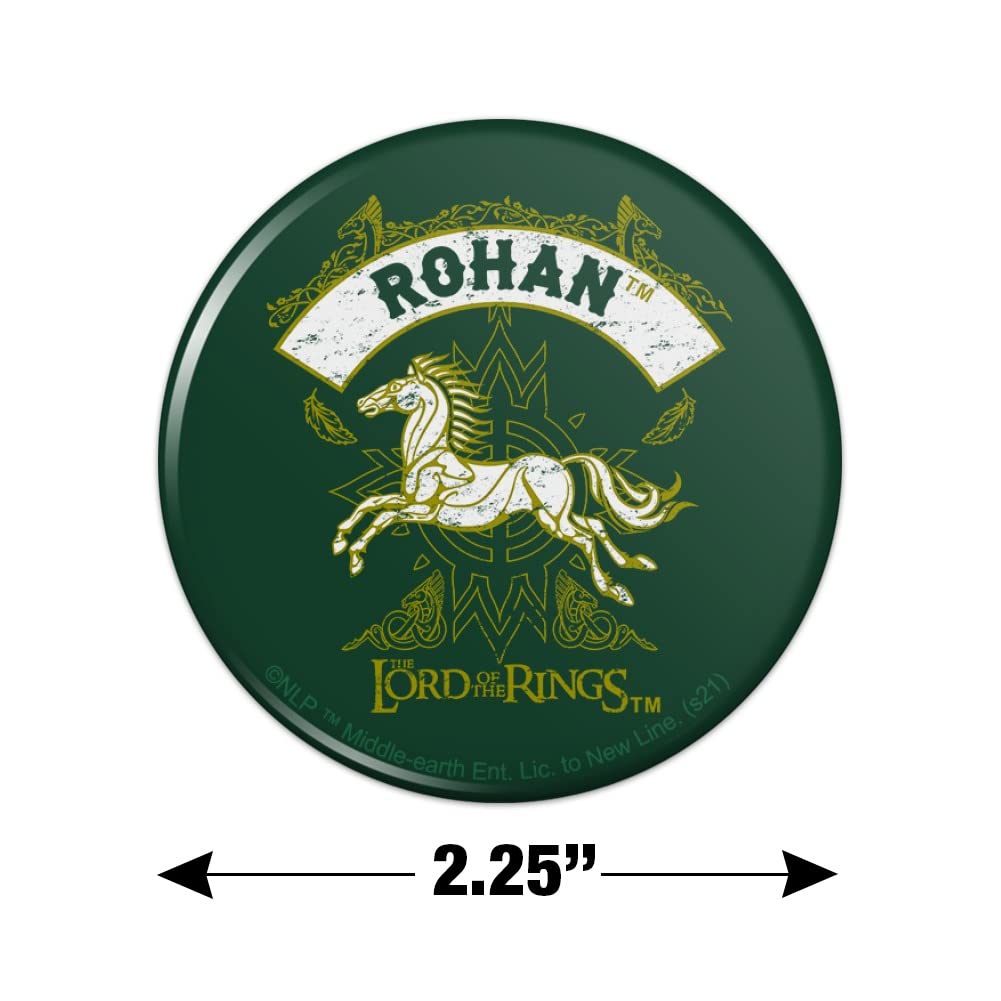 The Lord of the Rings Rohan Refrigerator Magnet - Middle-earth Inspired Kitchen Decor for Fans - Perfect for Fridge, Lockers & Office Spaces
