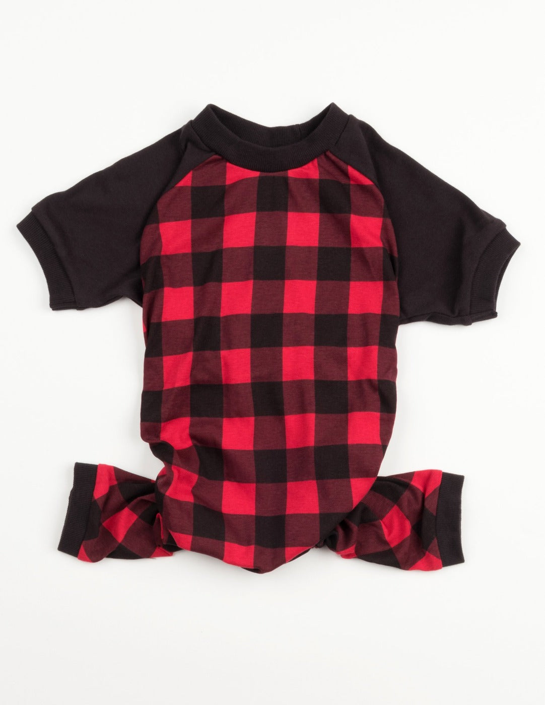 Red & Black Plaid Matching Family Pajama Set - Christmas Holiday Pajamas for Family Photos, Cozy Sleepwear & Festive Matching Outfits