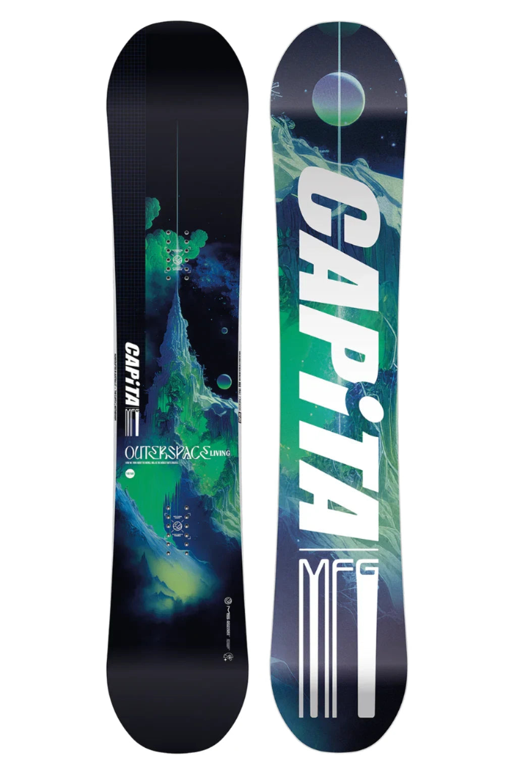 **CAPiTA Outerspace Living Snowboard 2025 – All-Mountain Freestyle Snowboard for Men & Women | Perfect for Park, Powder & Freeriding**    *(Use Cases: Ideal for snowboarders seeking versatility in terrain parks, deep powder runs, and freestyle riding with smooth control and playful performance.)*