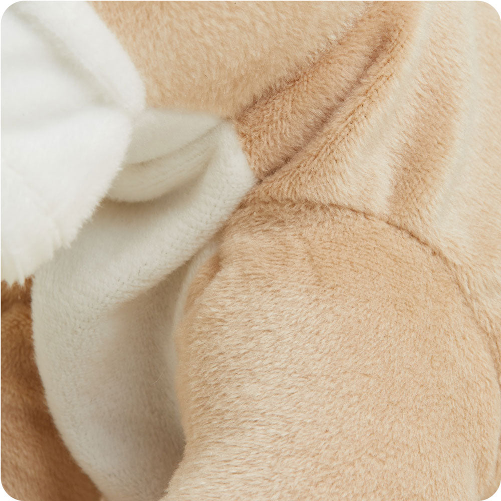 Bulldog Warmies Plush Stuffed Animal - Microwaveable Heating Pad for Kids & Adults - Perfect for Stress Relief, Anxiety, and Comfort at Home or Travel