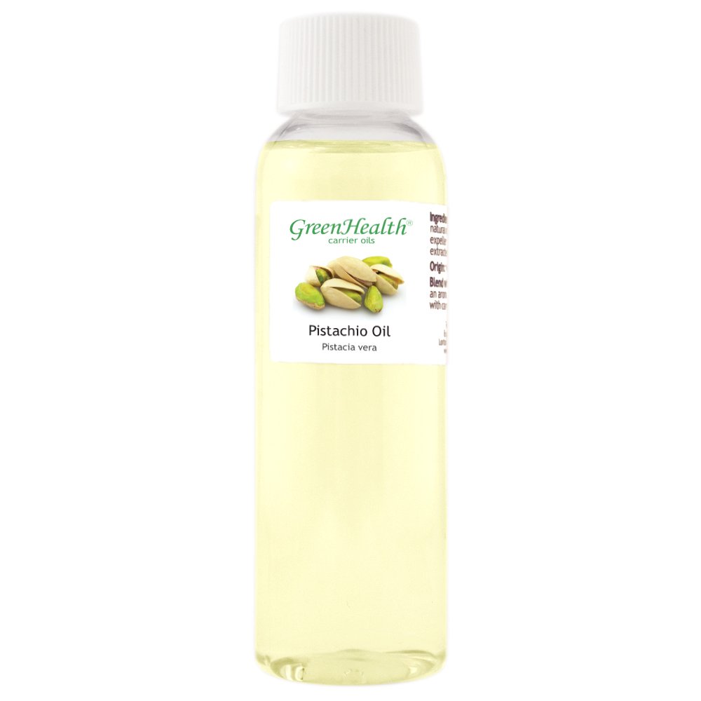 Premium Cold Pressed Pistachio Oil - 100% Pure, 2 Fl Oz (59ml) - Organic, Unrefined for Cooking, Skin & Hair Care - Perfect for Salad Dressings, Massage & DIY Beauty Recipes