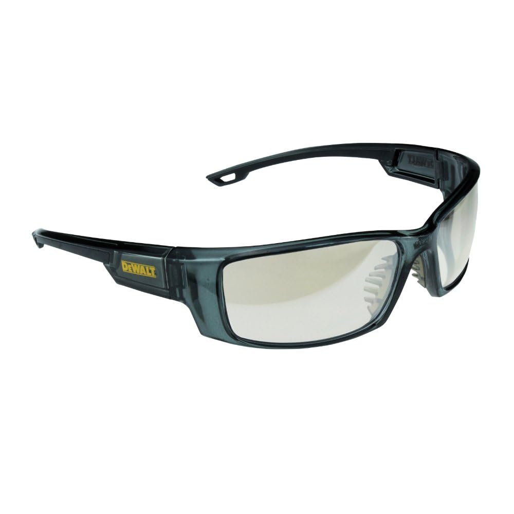 DeWalt DPG104-9D Safety Glasses with Clear Anti-Fog Lens, UV Protection & Comfortable Fit - Ideal for Construction, Woodworking & DIY Projects