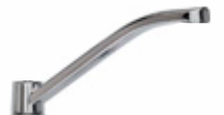 6D Spout for Laundry Faucet - Chrome Plated Brass (WP76538) | Heavy Duty Water Dispenser Attachment | Perfect for Utility Sinks, Washing Machines & Outdoor Hose Connections