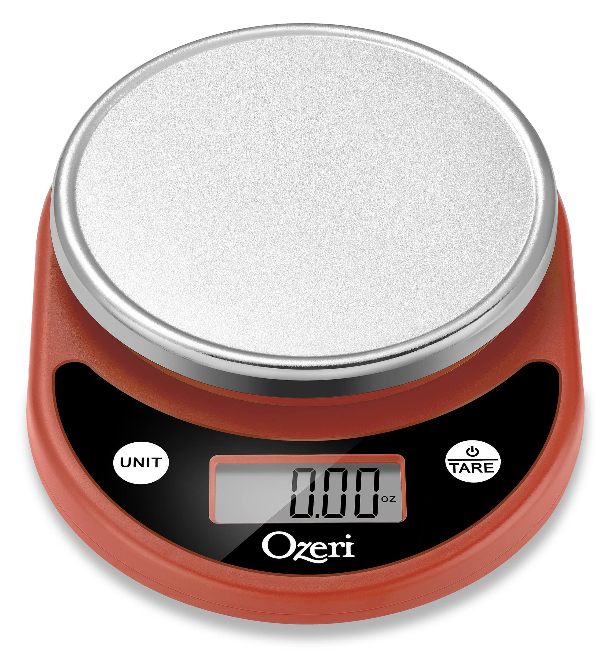 Ozeri Pronto Digital Kitchen Scale - Multifunction Food Scale with Precise Measurements in Burnt Ochre - Perfect for Baking, Cooking, and Portion Control