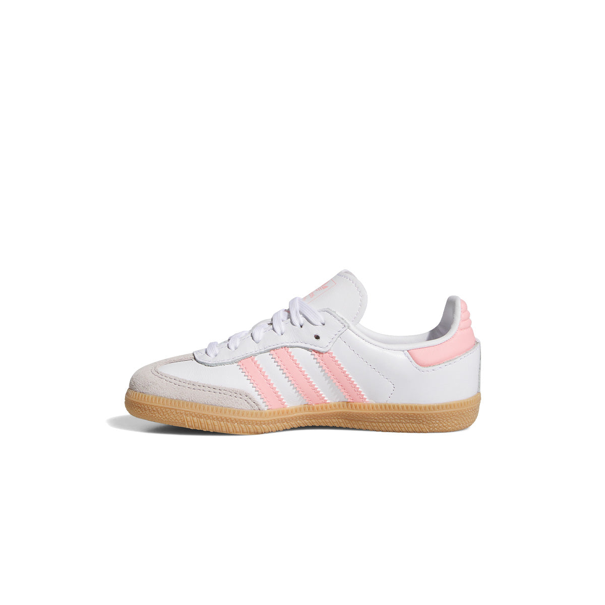 Kids Samba OG Sneakers - White Semi Pink Spark - Comfortable & Stylish Shoes for Boys & Girls - Perfect for School, Sports & Casual Wear