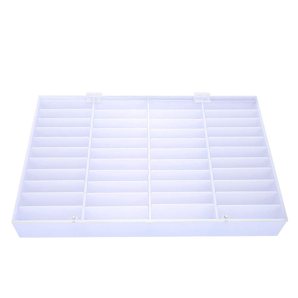 Clear Empty Nail Tips Storage Box - Organizer for Nail Art Decorations & Fake Nail Display Case | Perfect for Salon, Home Manicure & Nail Art Business