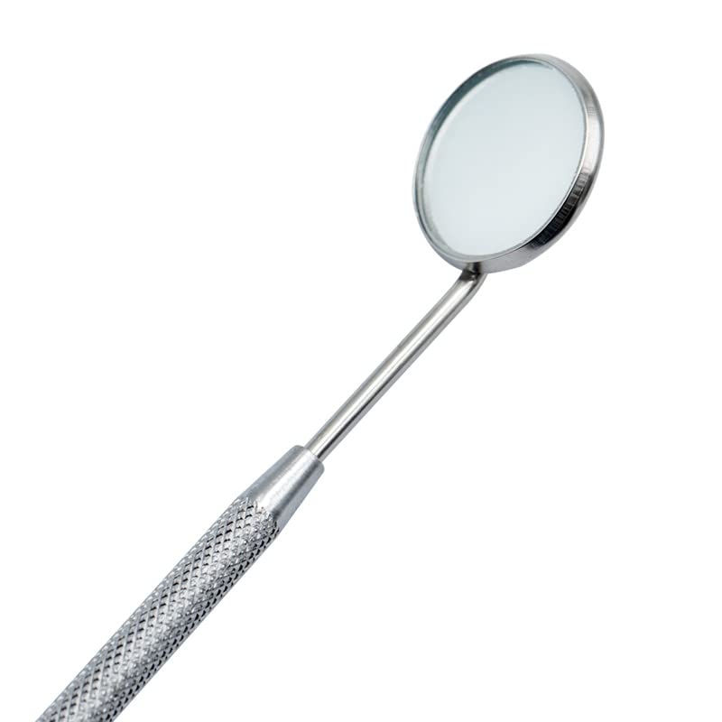 2-Pack Stainless Steel Dental Mouth Mirror - High Definition Teeth Inspection Tool for Dentists, Hygienists & Home Use - Perfect for Dental Exams, Teeth Whitening & Oral Cleaning Procedures