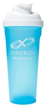 XYMOGEN Protein Shaker Bottle 20 oz - BPA-Free Plastic Mixer Cup for Protein Powder, Pre Workout & Supplements - Leak-Proof Gym Water Bottle with Stainless Steel Ball - Perfect for Fitness, Bodybuilding & Post-Workout Recovery