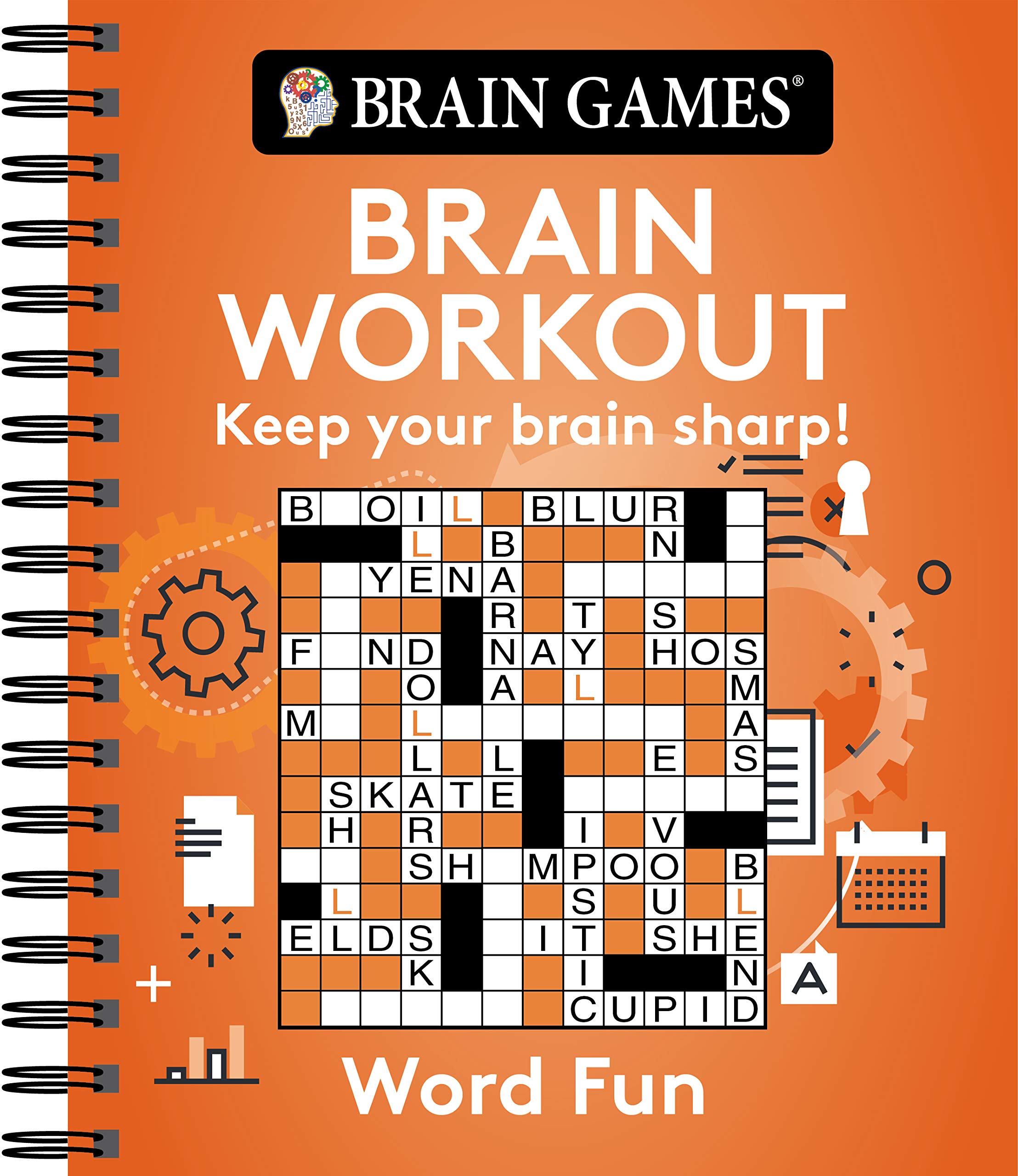 Brain Games - Word Puzzles & Brain Workout for Adults: Fun Vocabulary Challenges for Memory Improvement & Mental Exercise | Perfect for Travel, Office Breaks & Family Game Nights