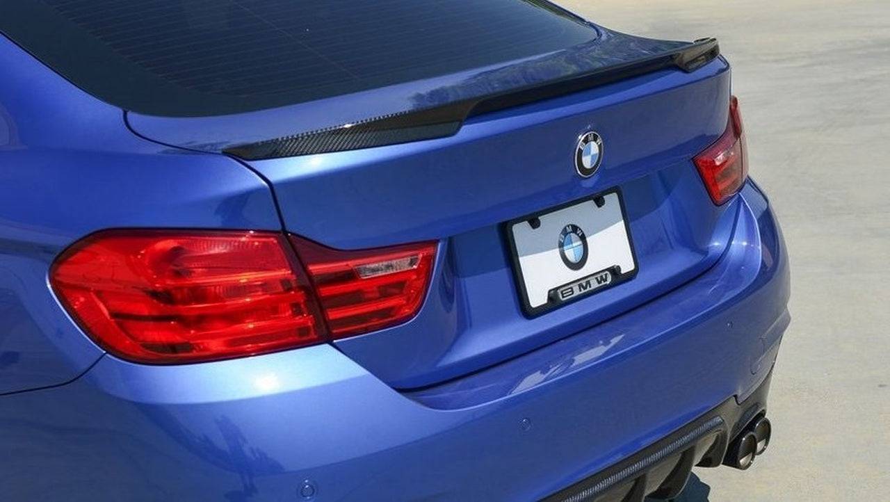 2015-2020 BMW F36 4 Series Gran Coupe Carbon Fiber Rear Spoiler - Performance Style Real Carbon Fiber Trunk Lip - Perfect for Car Enthusiasts & Street Racing