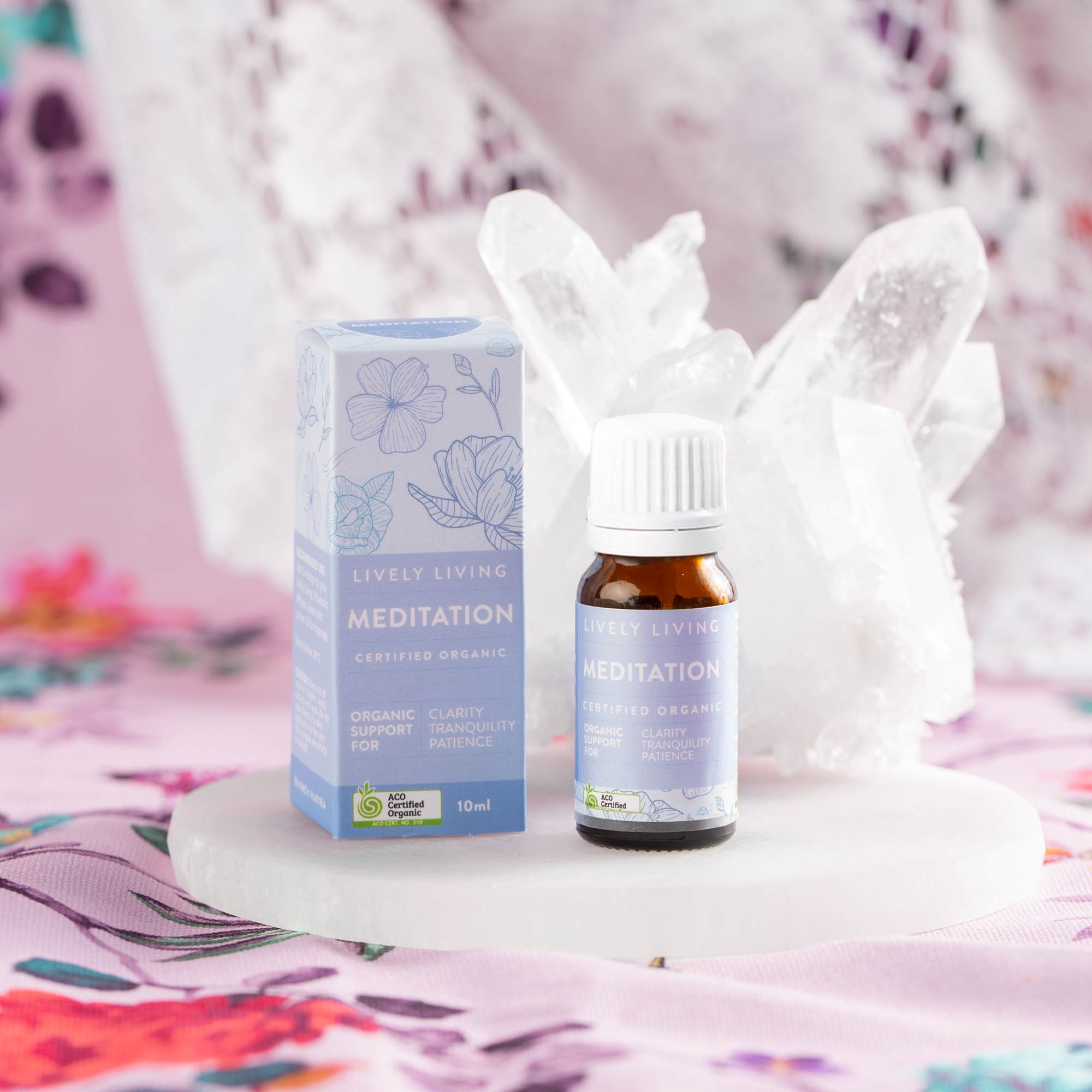10ml Organic Essential Oil for Meditation & Relaxation - Aromatherapy, Stress Relief & Yoga Use