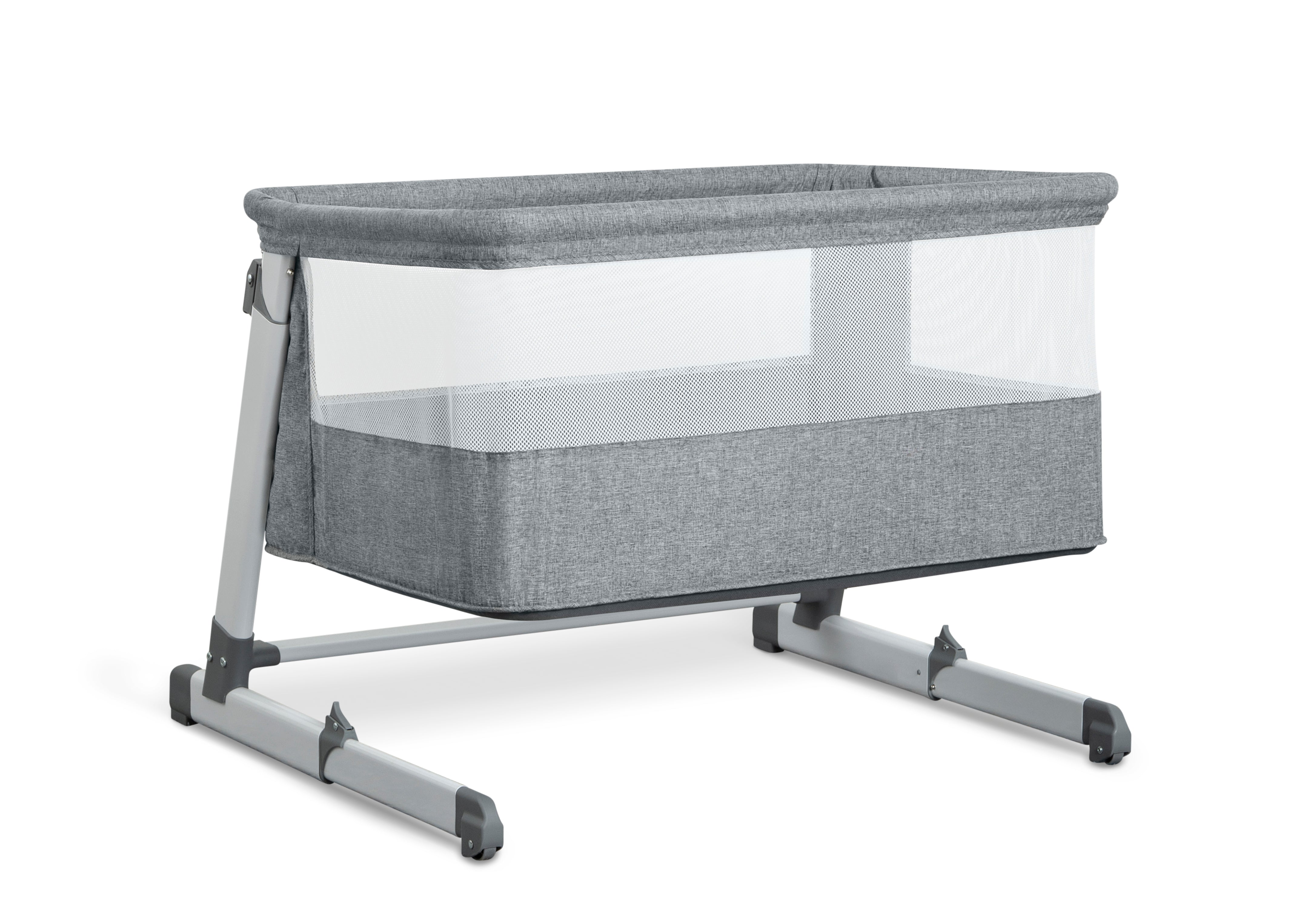 Premium Deluxe Bedside Bassinet for Newborns - Adjustable Height & Breathable Mesh - Perfect for Co-Sleeping & Nursery Safety - Ideal for Baby's First Months & Nighttime Feeding