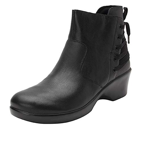Alegria Stevee Women's Comfort Boots - Slip-Resistant, Arch Support, Cushioned Insoles for Nurses, Teachers & Healthcare Workers - Perfect for Long Shifts & All-Day Wear