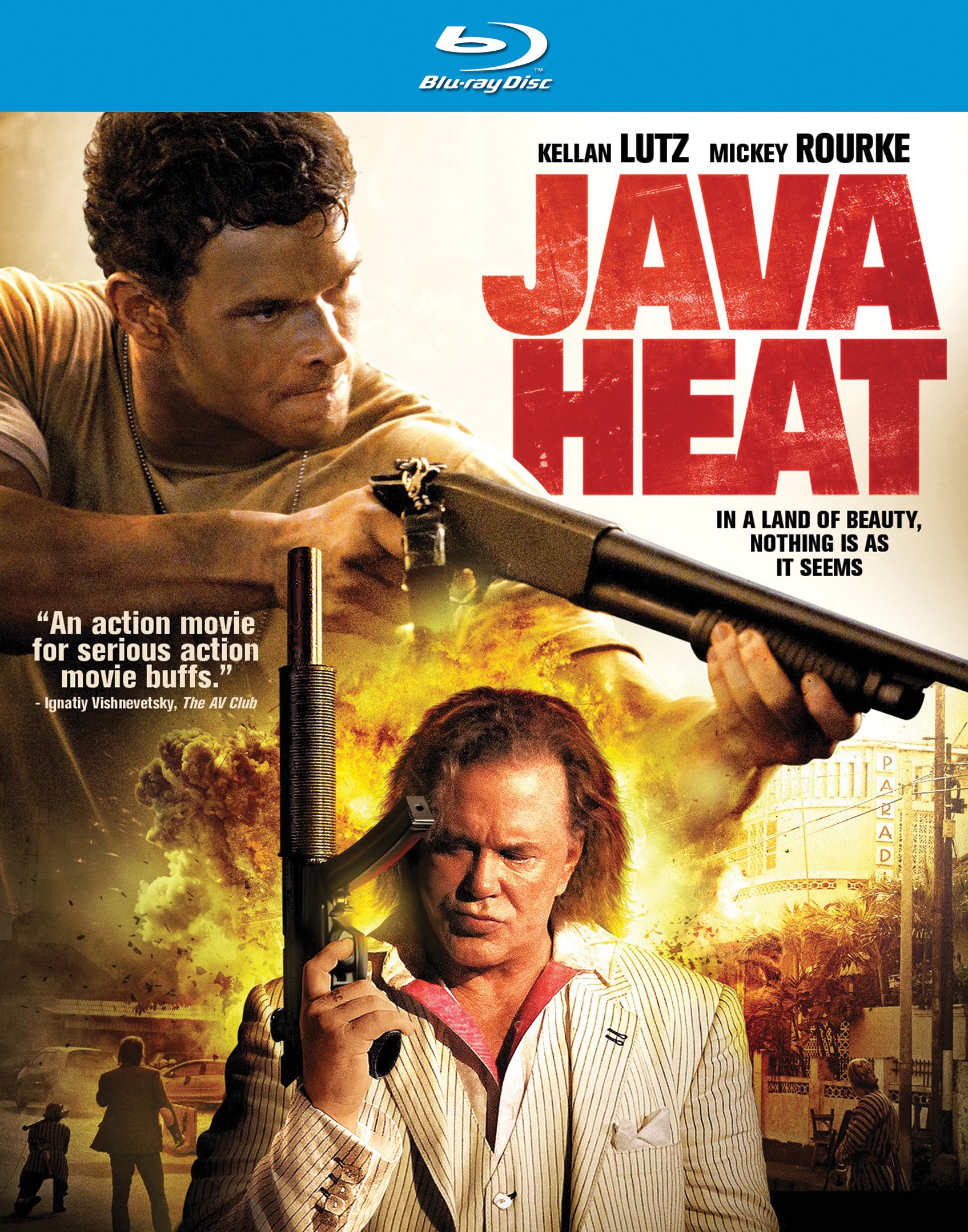 Java Heat [Blu-ray] - Action Thriller Movie Starring Mickey Rourke & Kellan Lutz - Perfect for Movie Nights & Action Film Collections