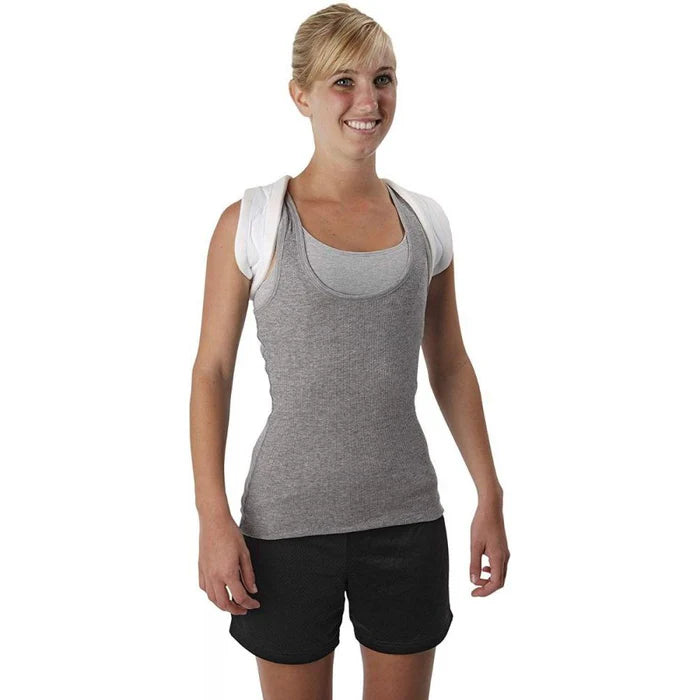 Ossur Figure 8 Clavicle Brace - Adjustable Posture Corrector for Shoulder & Collarbone Support - Ideal for Sports Injuries, Fracture Recovery & Pain Relief