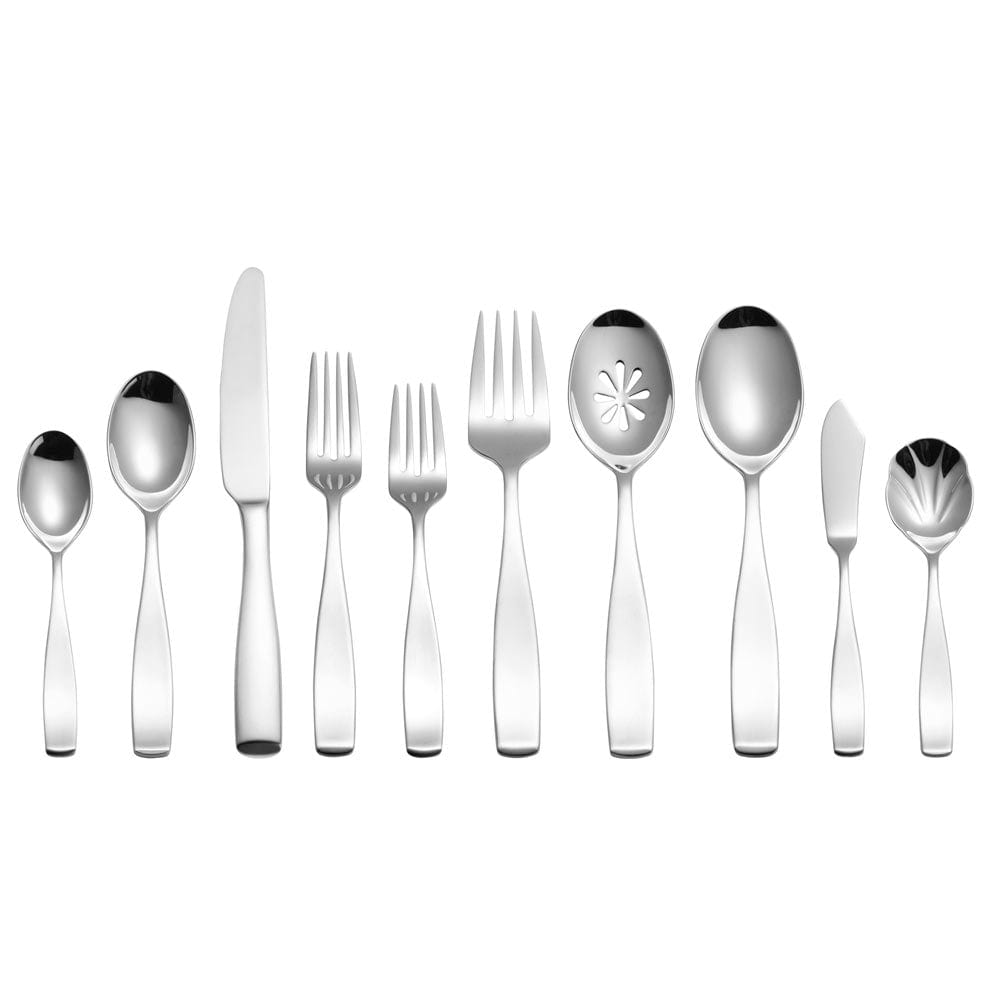 Premium 45-Piece Satin Finish Flatware Set - Service for 8 - Stainless Steel Cutlery Set for Dining, Entertaining & Wedding Gifts - Elegant Tableware for Restaurants, Dinner Parties & Special Occasions