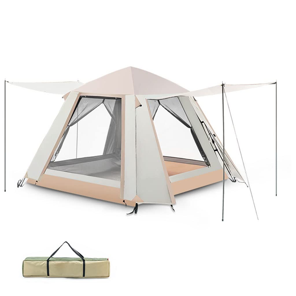 Xue Mei Zi Instant Pop Up Tent - 3-4 Person Family Camping Tent, Portable Automatic Setup, Waterproof & Windproof for Outdoor Adventures - Perfect for Camping, Hiking, Beach Trips and Backyard BBQs
