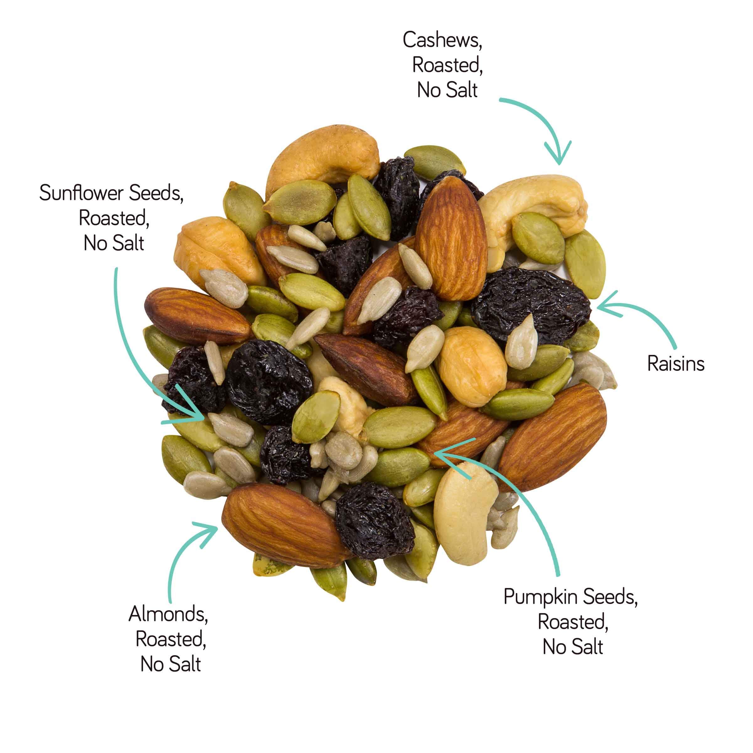Healthy Trail Mix Mini Snack Bags - 1.5oz (120 Count) | Protein Packed Nuts & Dried Fruits | Perfect for Hiking, Office Snacks & Kids Lunchboxes