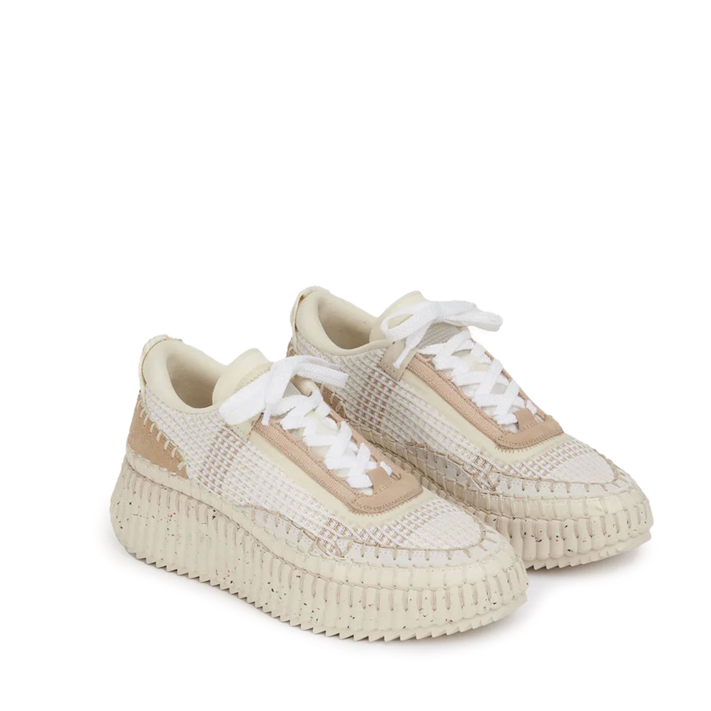 Nama Sneakers for Women - Pearl Beige Fashion Running Shoes | Comfortable Walking & Gym Workout Shoes