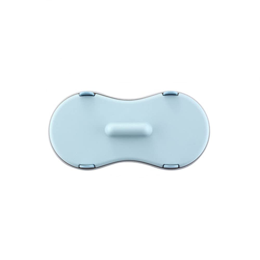 **PengHao Double Cup Pancake Maker & Egg Cooker - Non-Stick Microwave Safe Cooking Pan for Breakfast, Sandwiches & Snacks - Blue Kitchen Accessory**