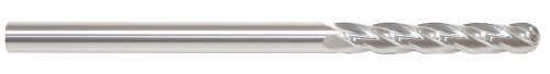 Monster Tool 218-001094 1In Carbide End Mill 4 Flute Single End 6In Length for Metal Cutting and Milling - Perfect for CNC Machining, Woodworking, and Industrial Applications